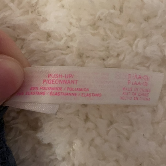 Victoriaβs Secret pink SMALL sexy lace racerback push up bra lingerie cute - Picture 6 of 7